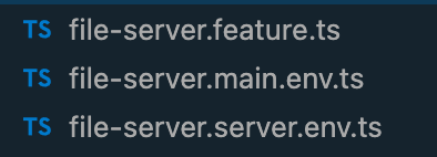 Feature file structure